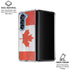 Canada Flag Distressed Galaxy Z Fold6 Clear Case
